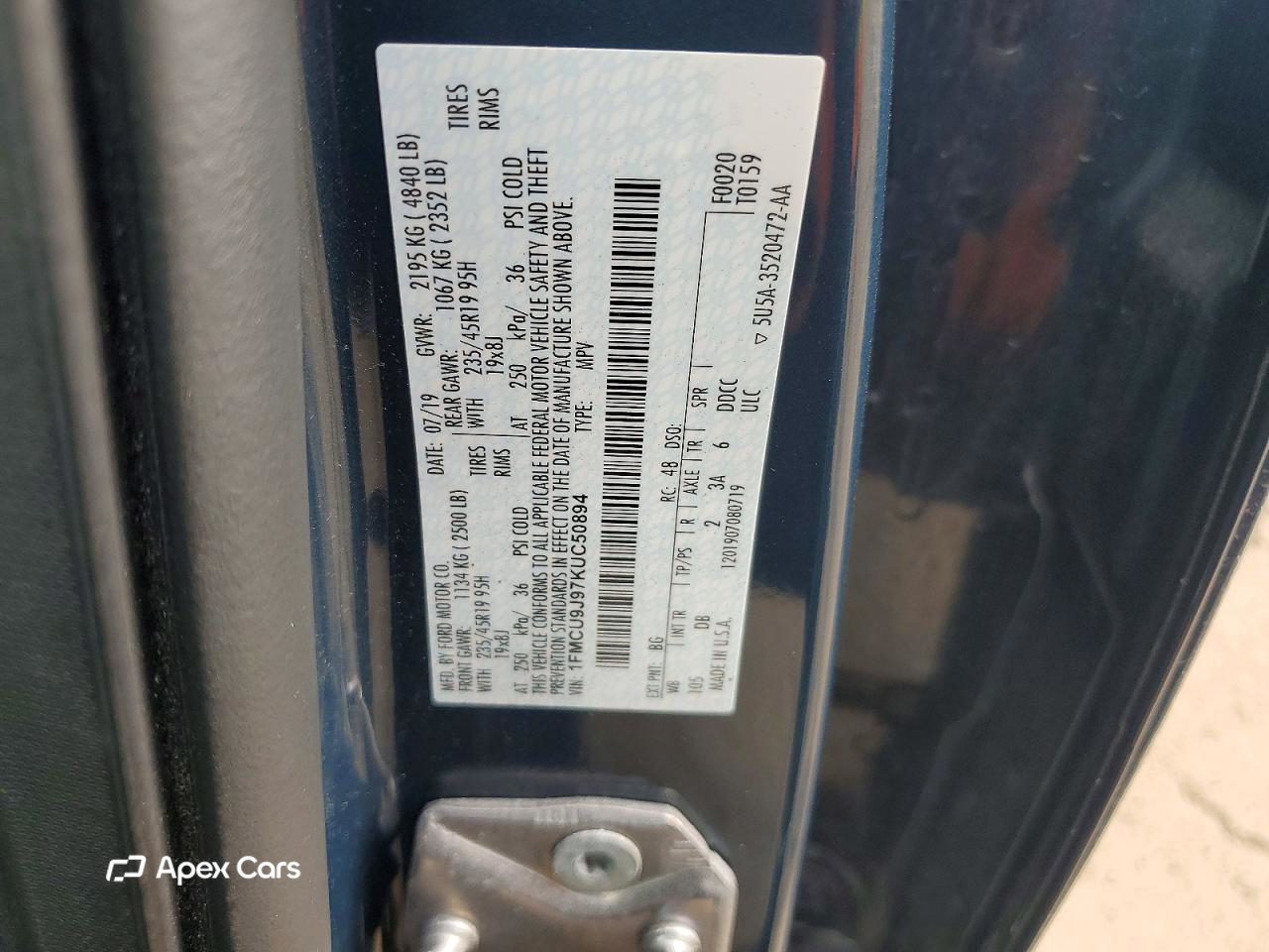 Ford Escape 2019