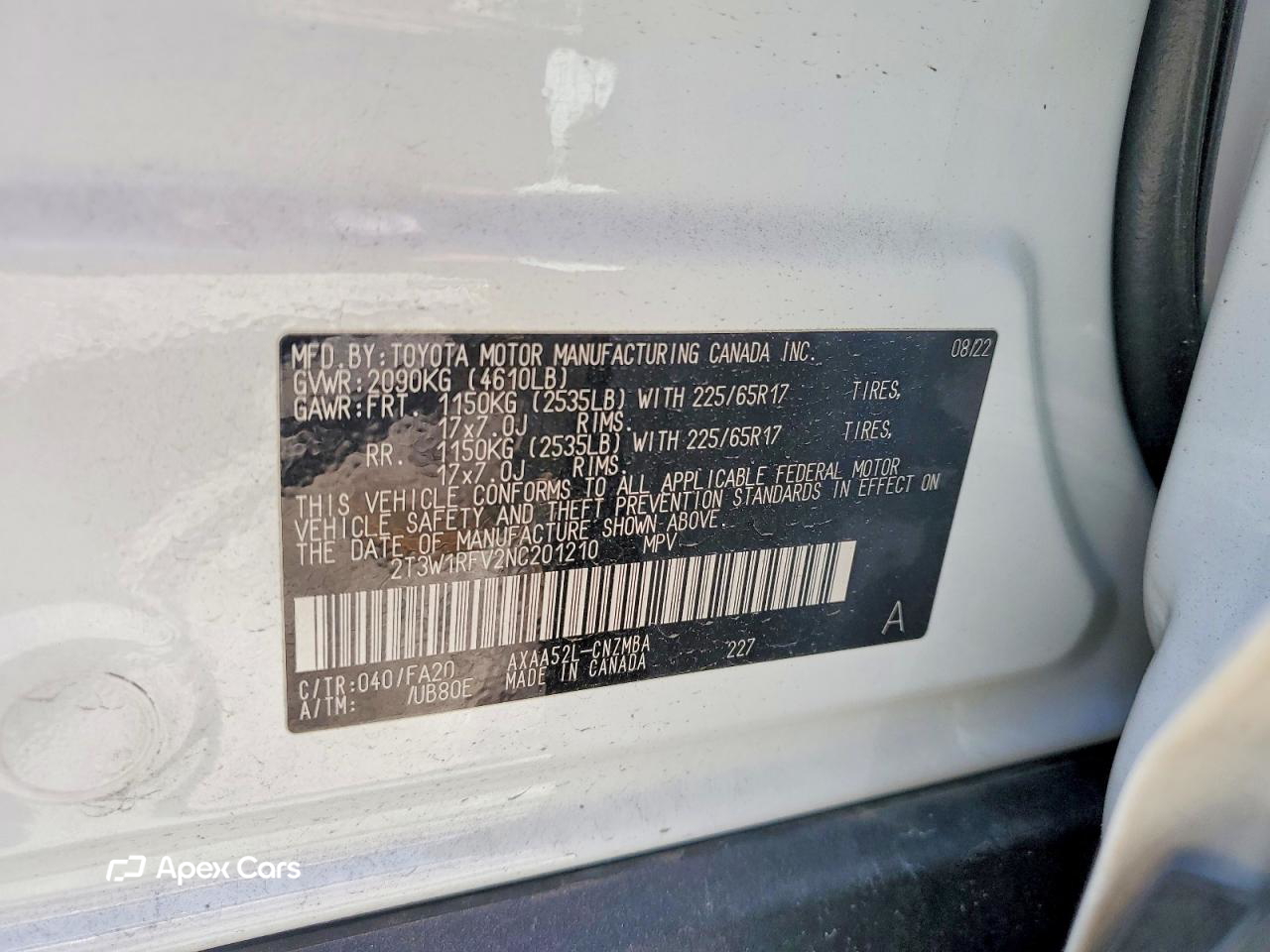 Toyota RAV 4 2022