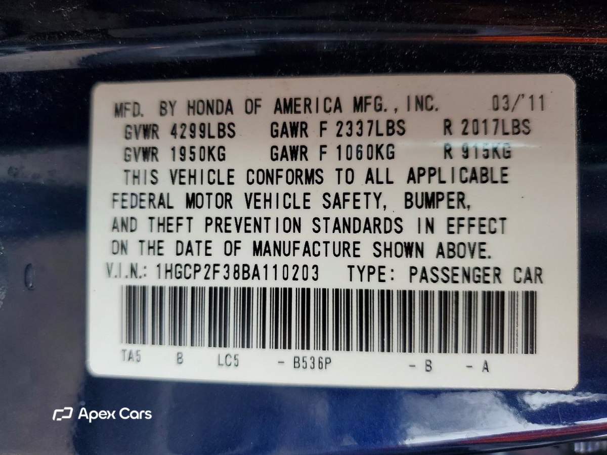Honda Accord 2011