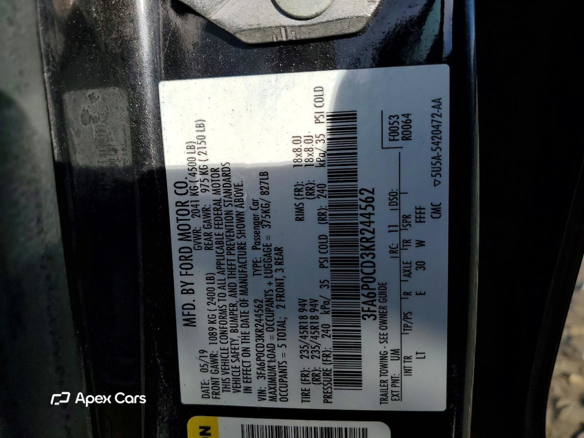 Ford Fusion 2019