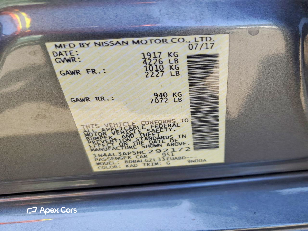 Nissan Altima 2017