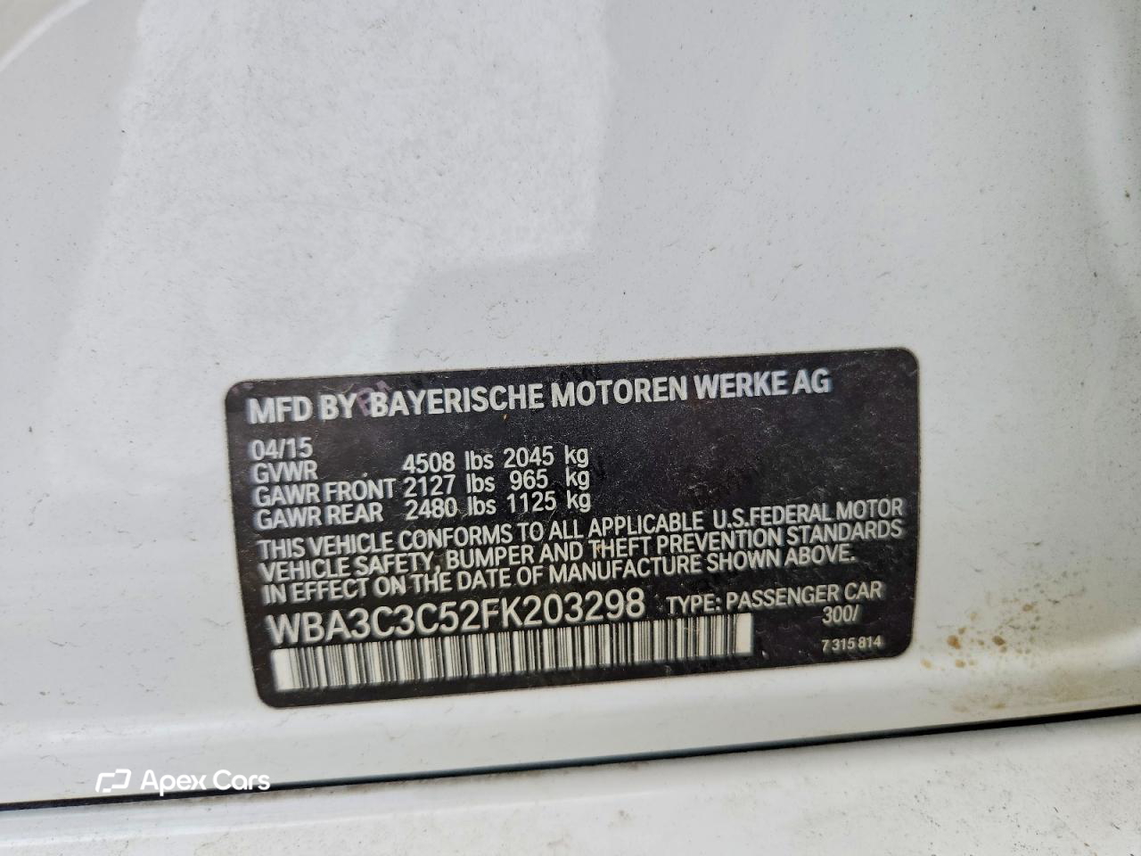 BMW Series 3 2015
