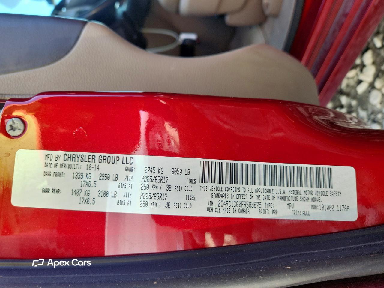 Chrysler Voyager 2015