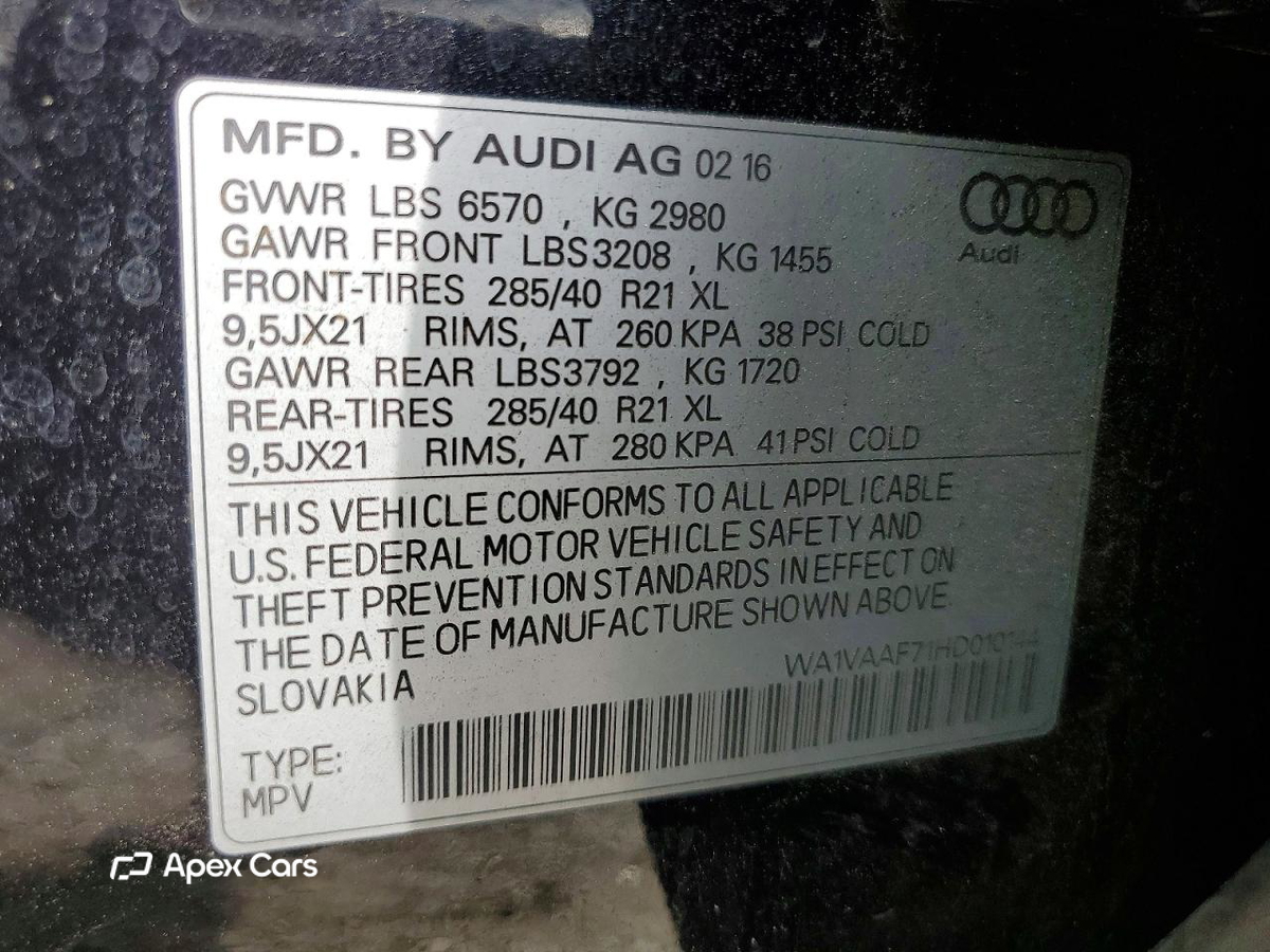 Audi Q7 2017