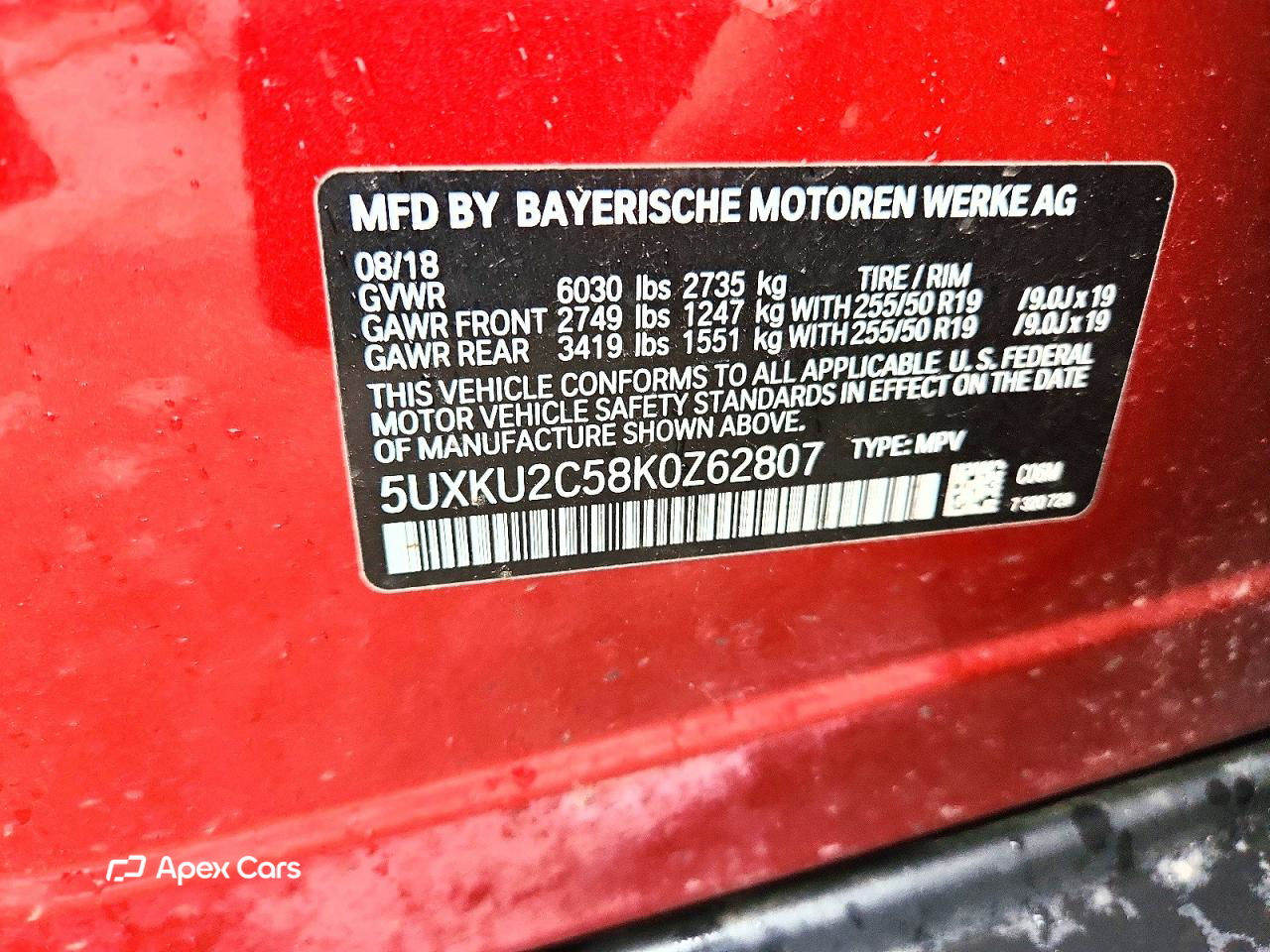BMW X6 2019