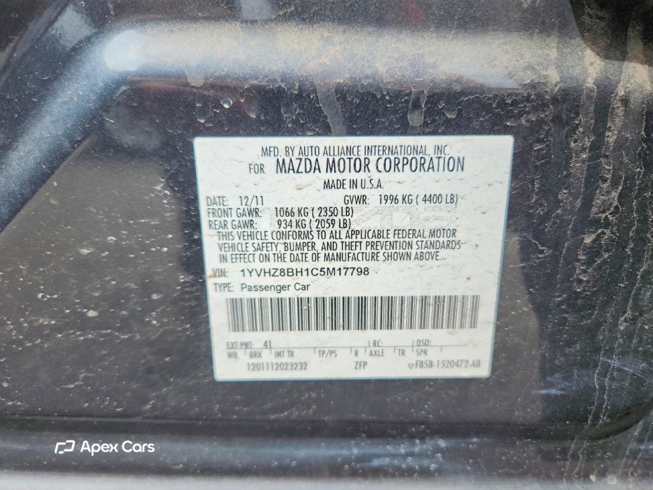 Mazda 6 2012