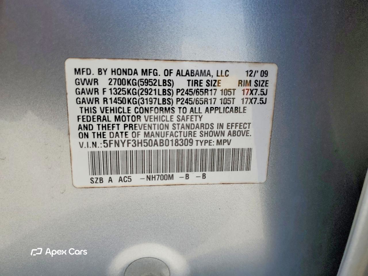 Honda Pilot 2010