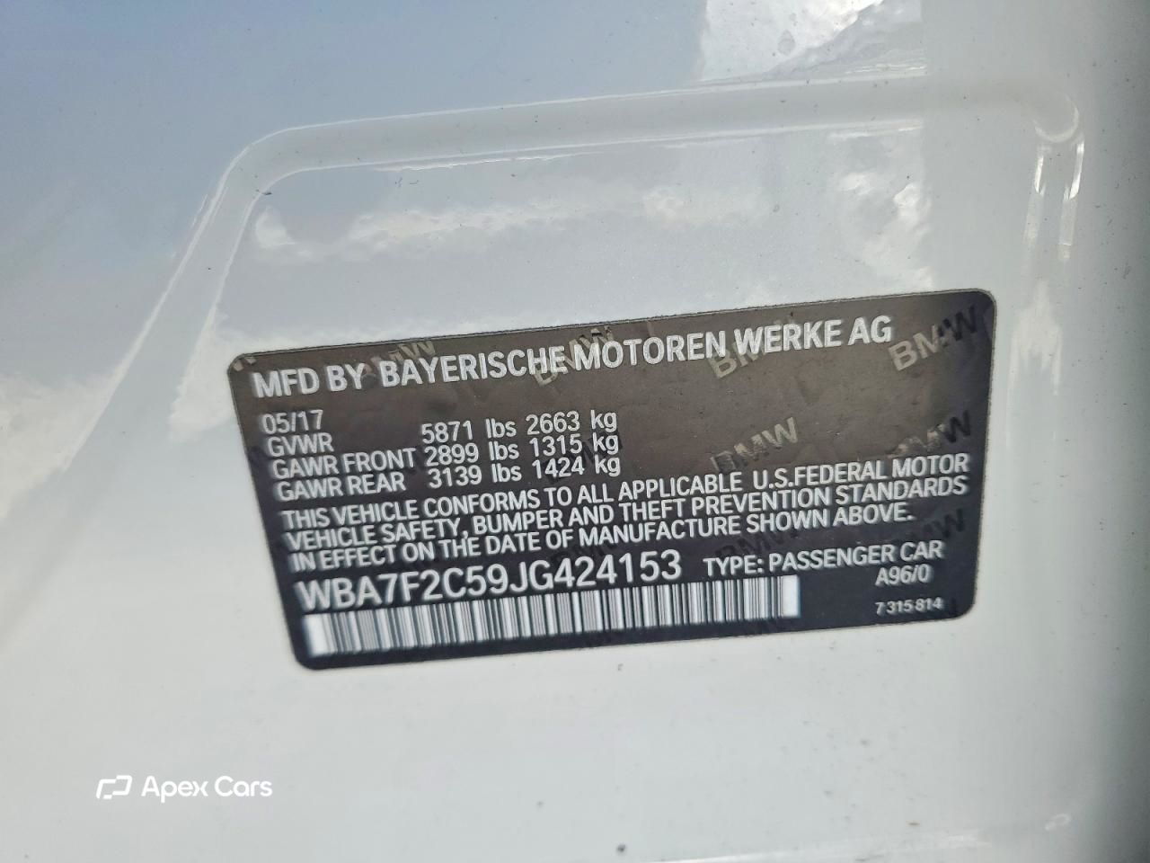 BMW Series 7 2018