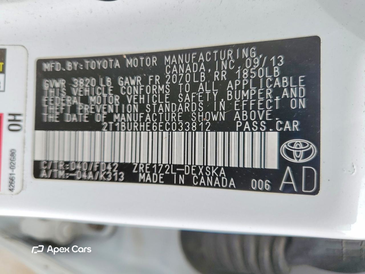 Toyota Corolla 2014