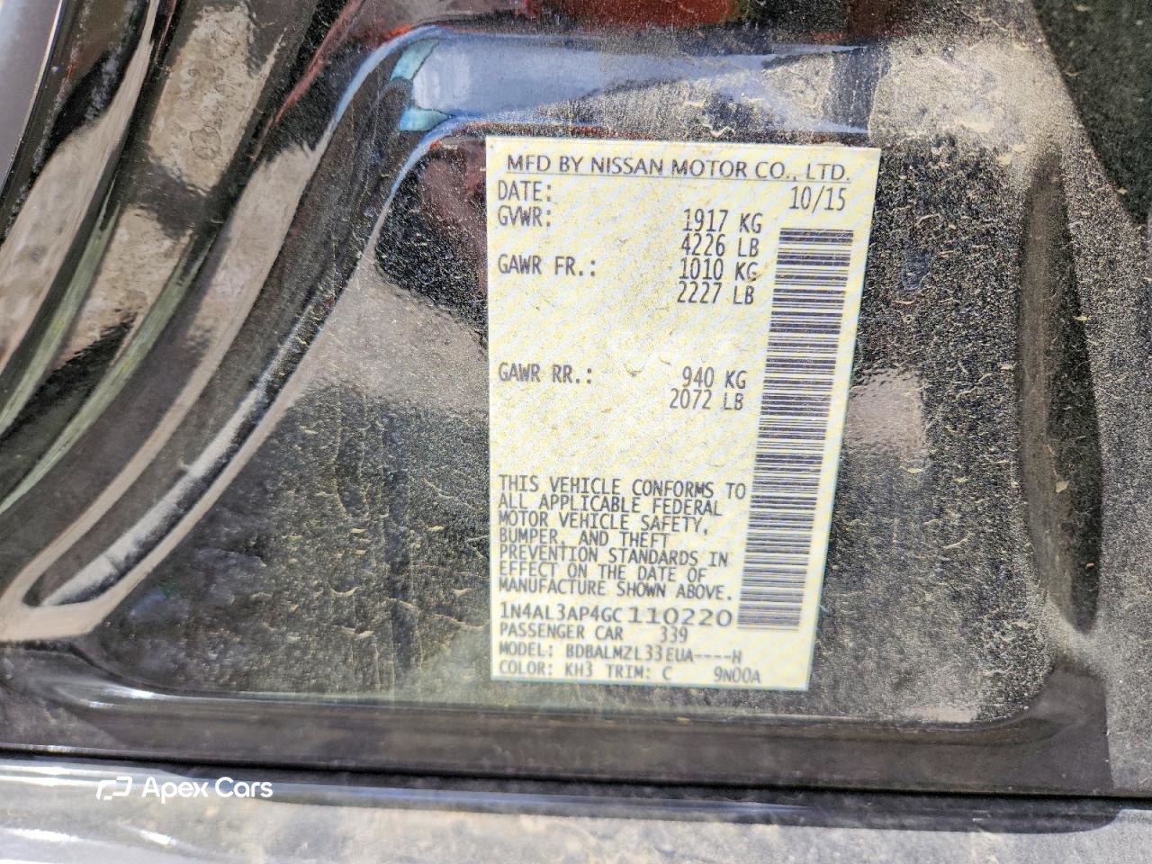 Nissan Altima 2016