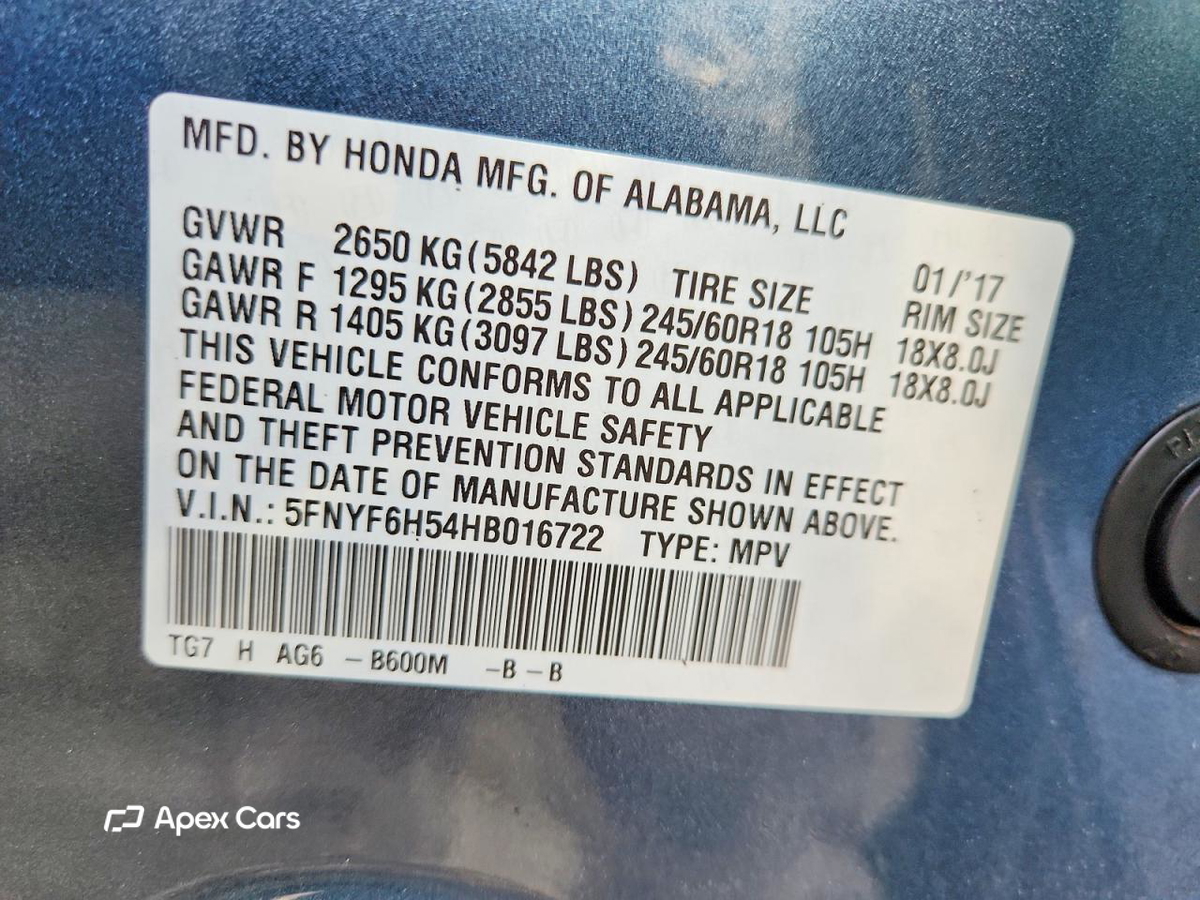 Honda Pilot 2017