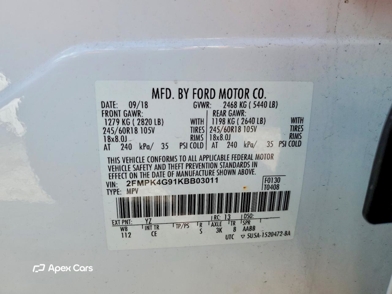 Ford Edge 2019