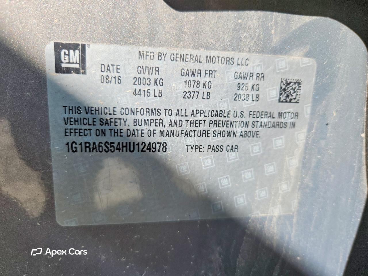 Chevrolet Volt 2017