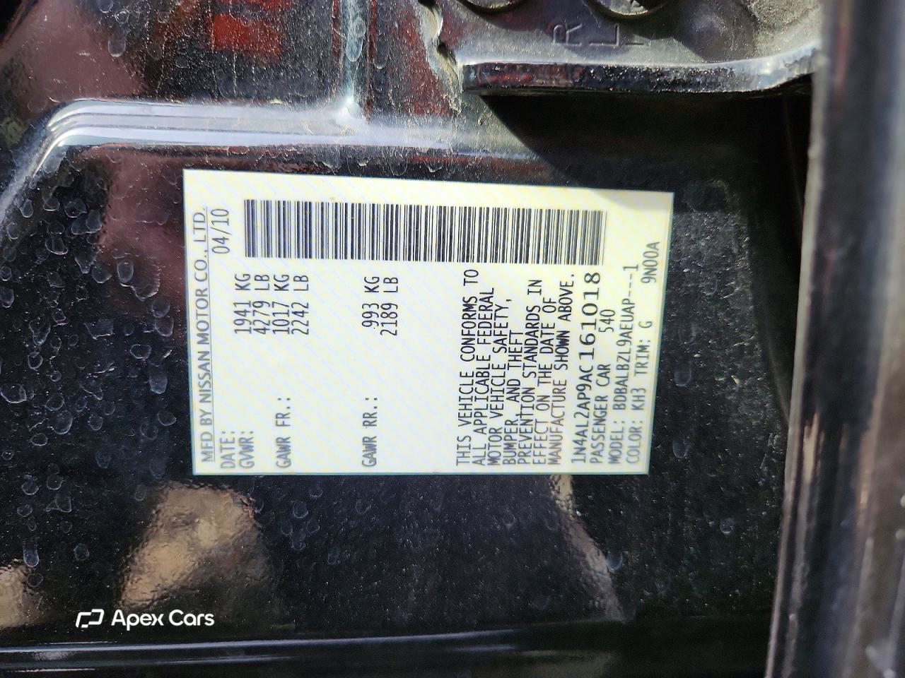 Nissan Altima 2010