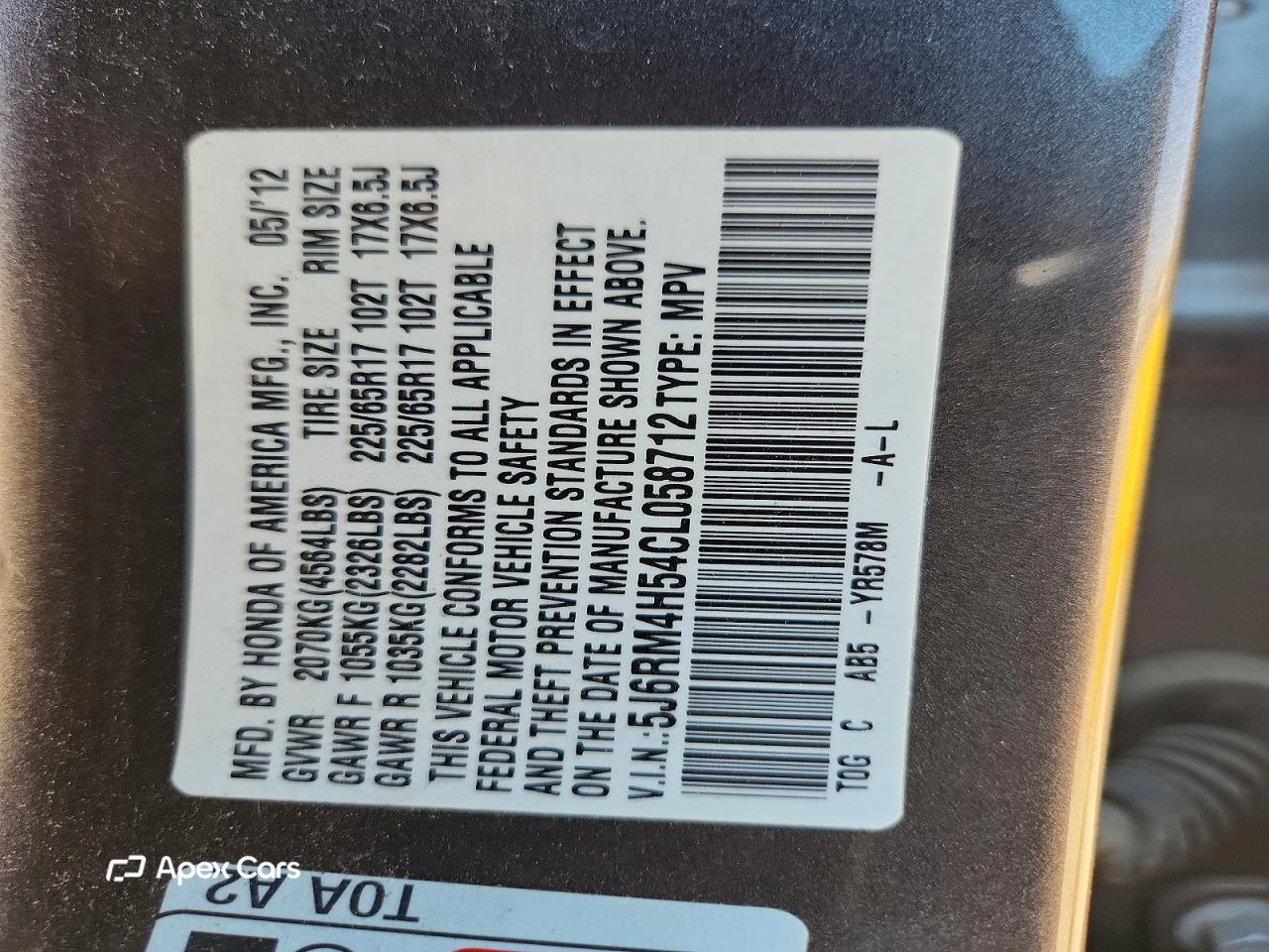 Honda CR-V 2012