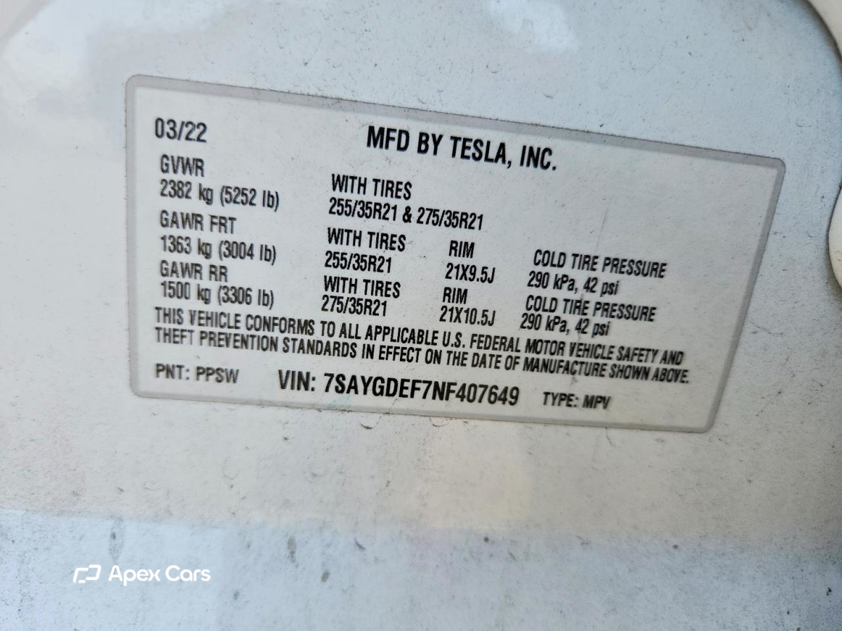 Tesla Model Y 2022