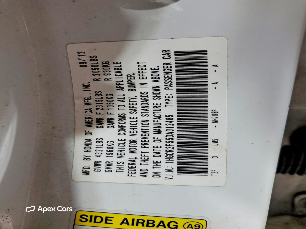 Honda Accord 2013