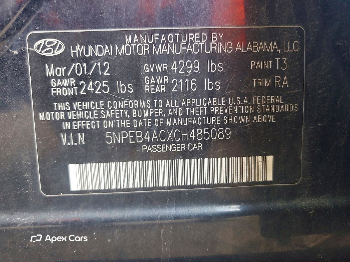 Hyundai Sonata 2012
