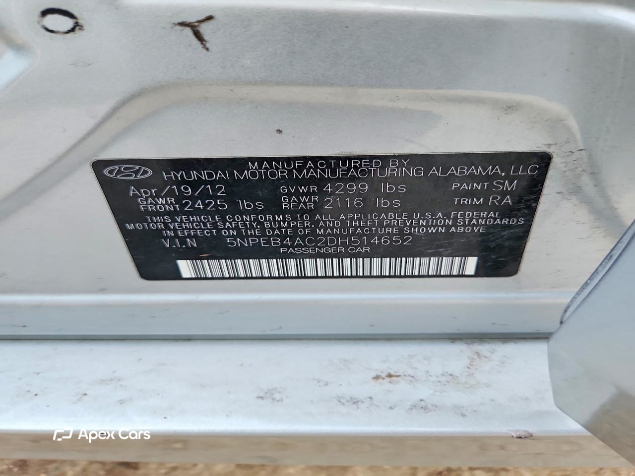 Hyundai Sonata 2013