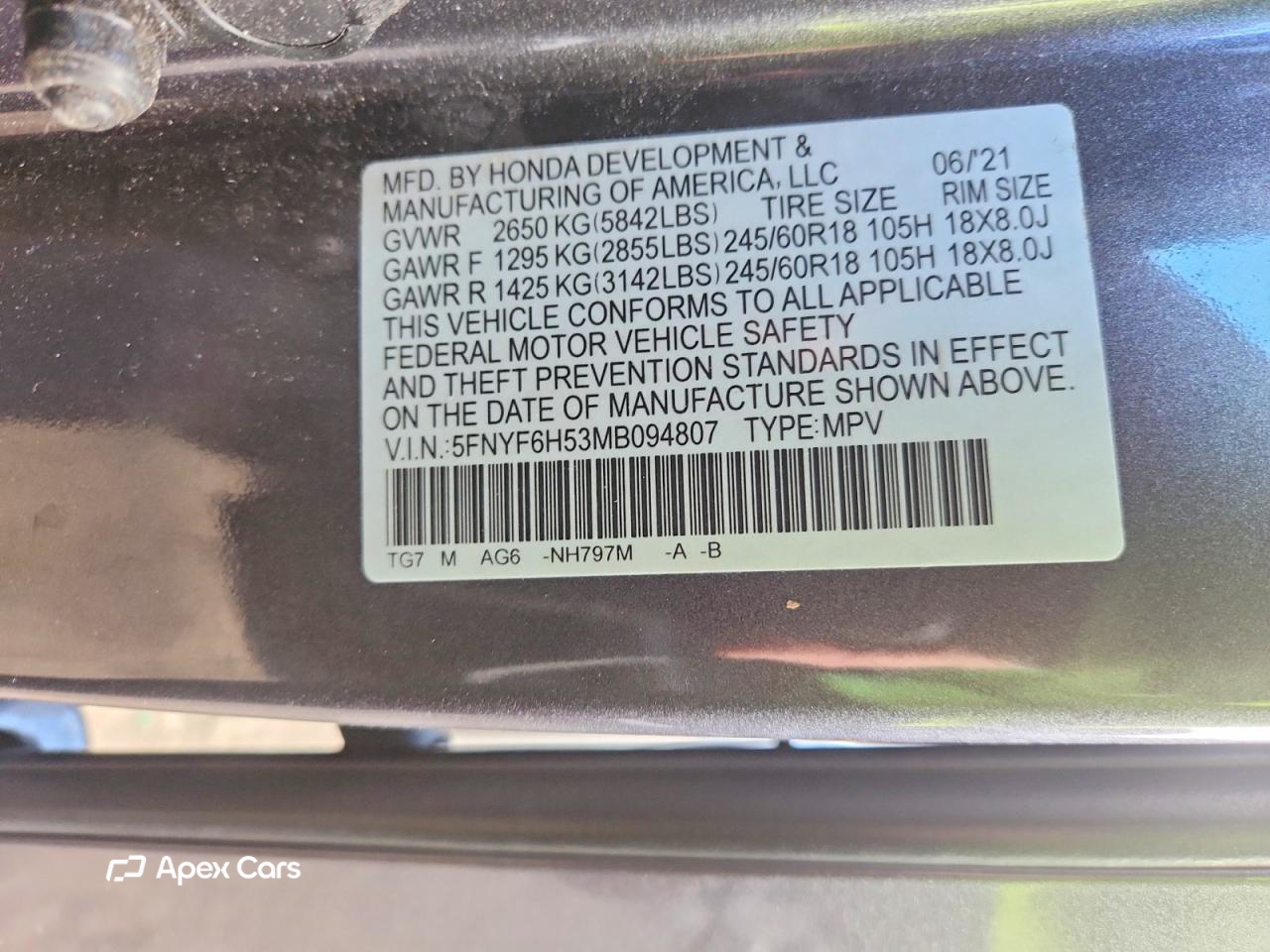 Honda Pilot 2021