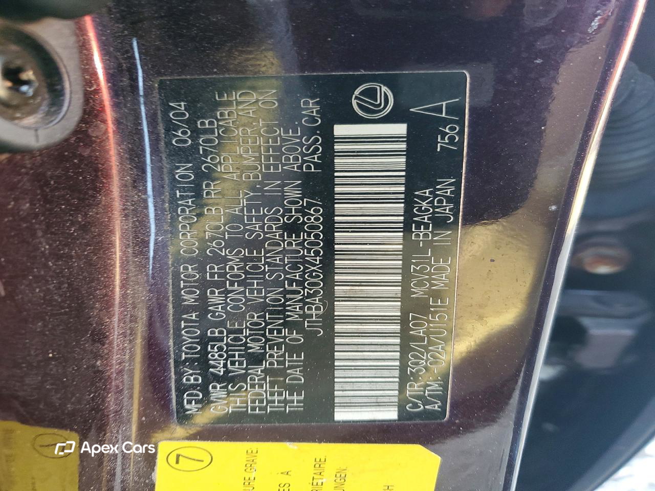 Lexus ES 2004