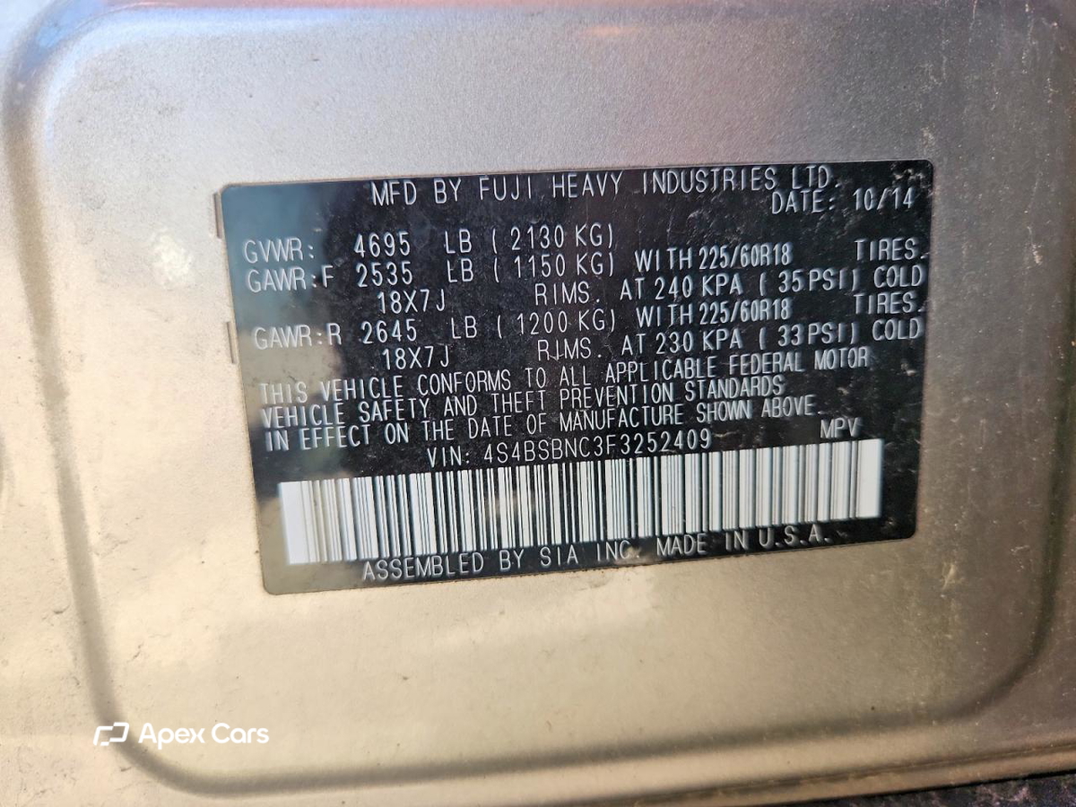 Subaru Outback 2015