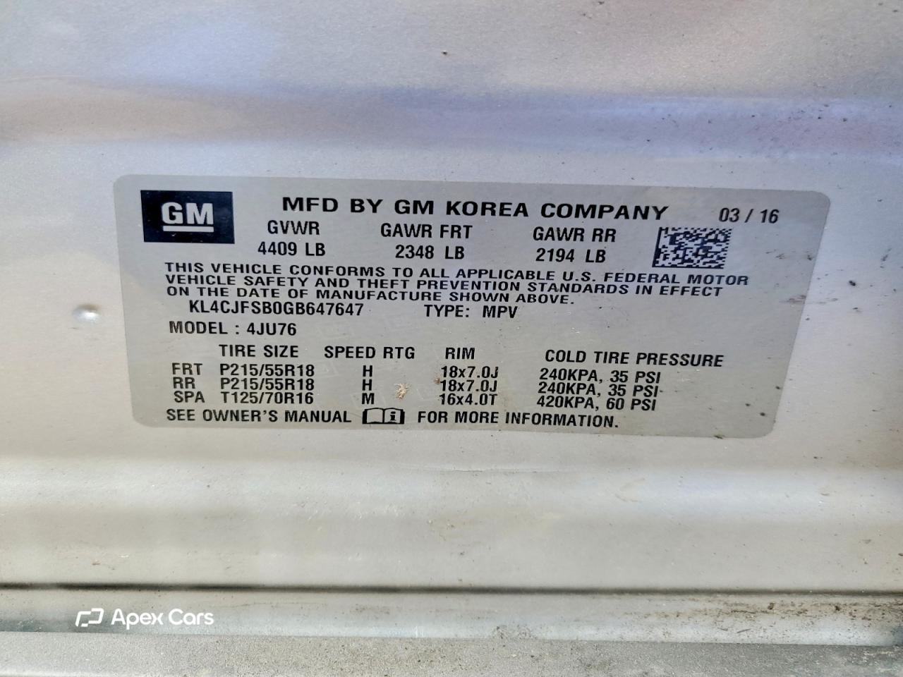 Buick Encore 2016