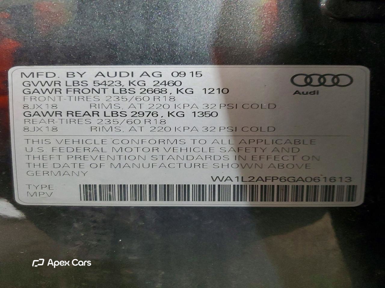 Audi Q5 2016