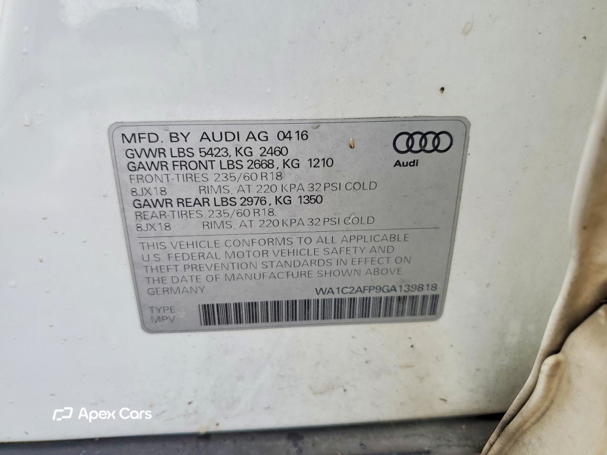 Audi Q5 2016
