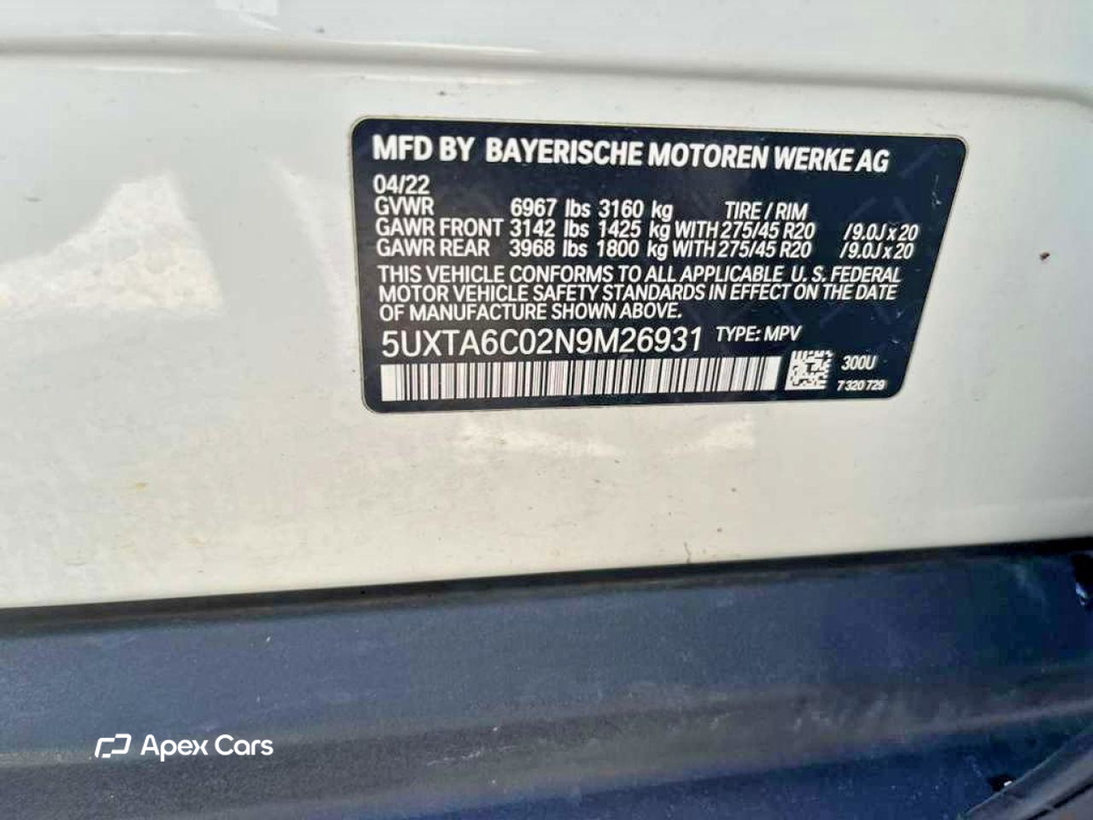 BMW X5 2022