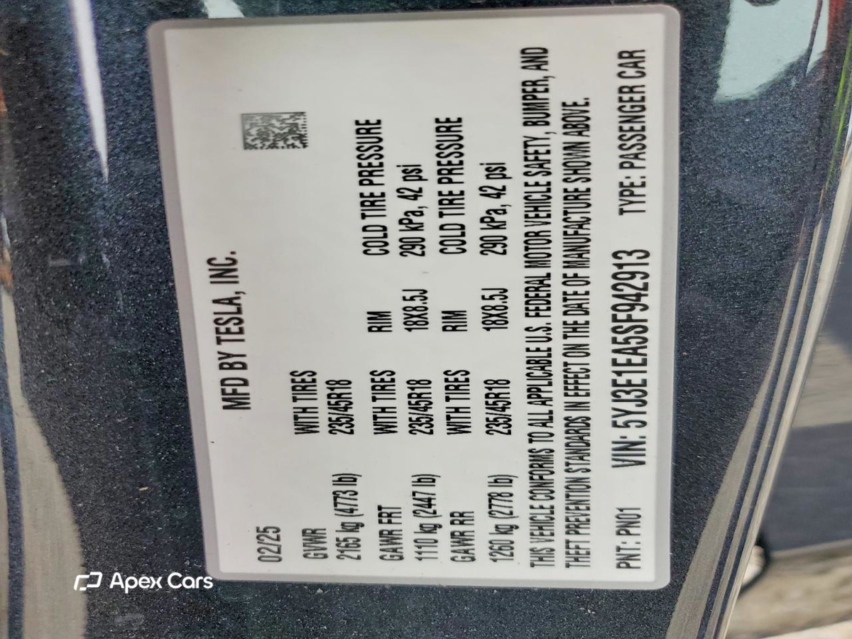 Tesla Model 3 2025