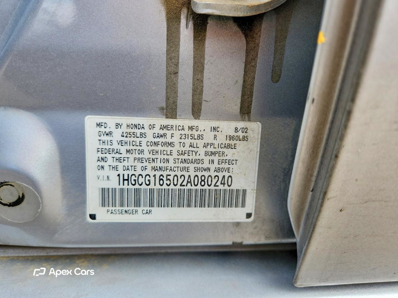 Honda Accord 2002