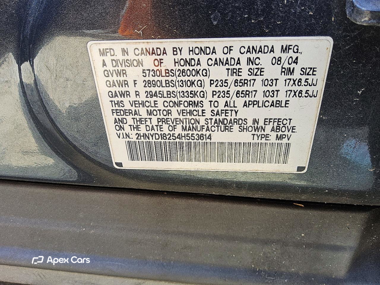 Acura MDX 2004