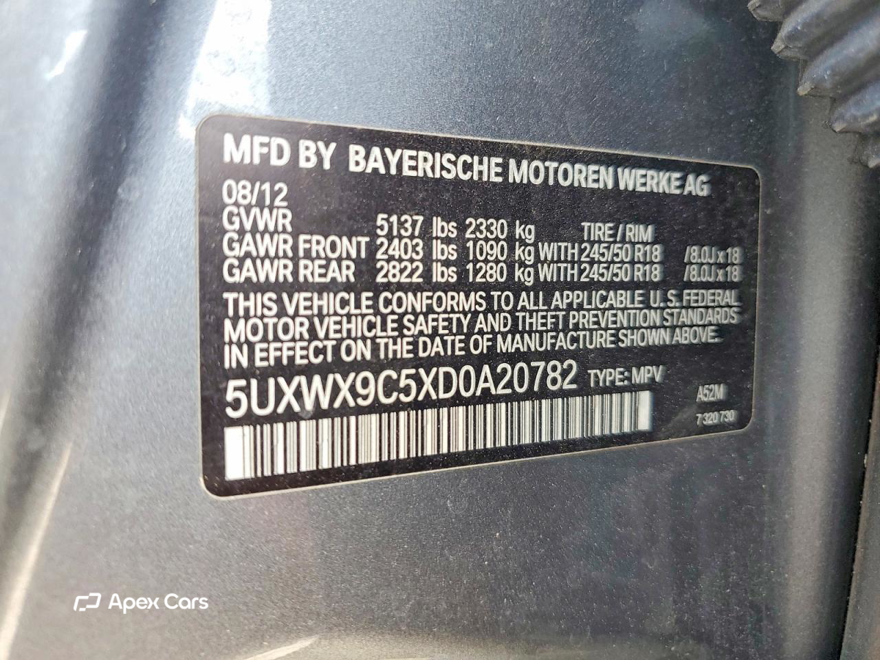 BMW X3 2013