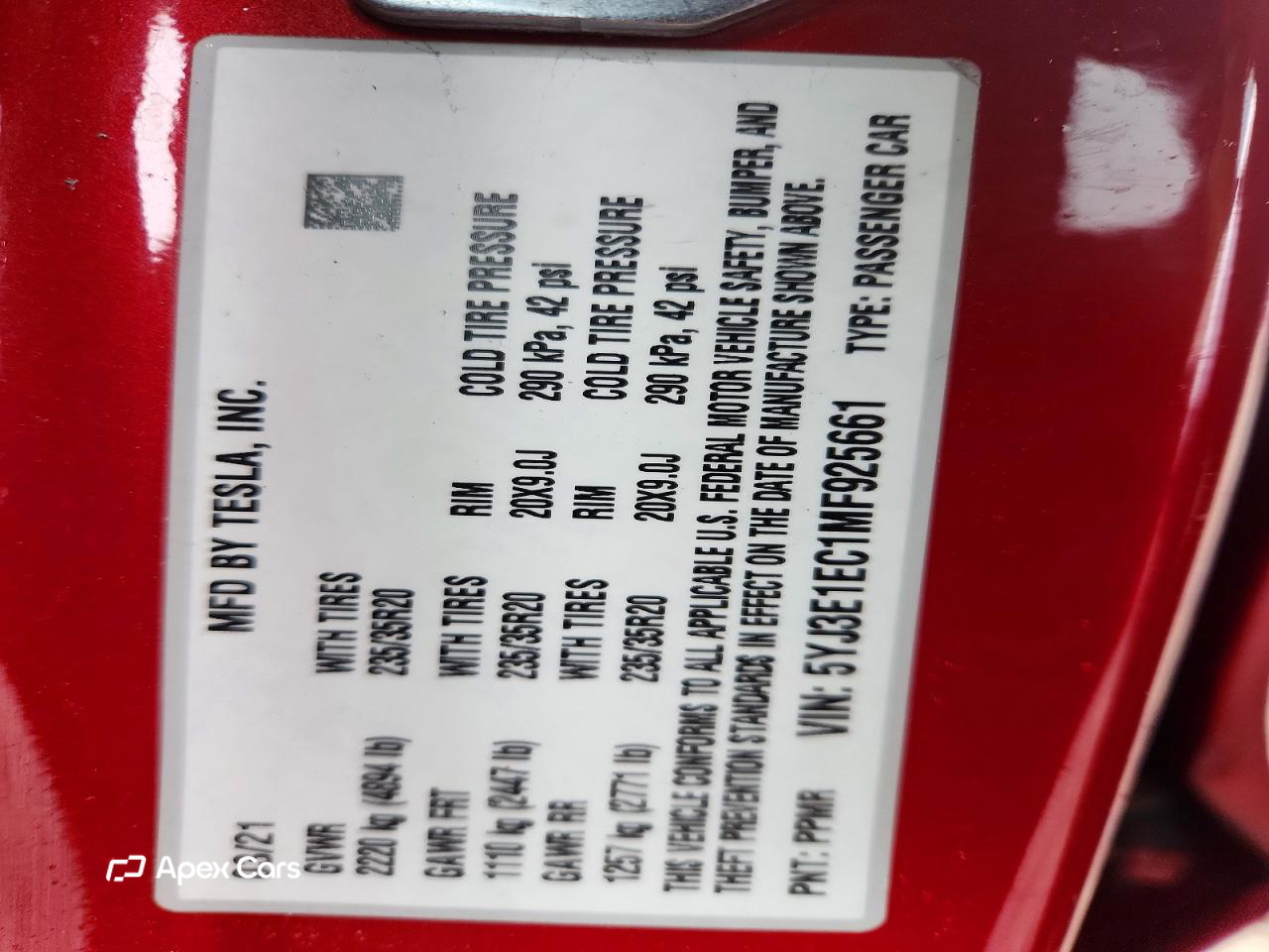 Tesla Model 3 2021
