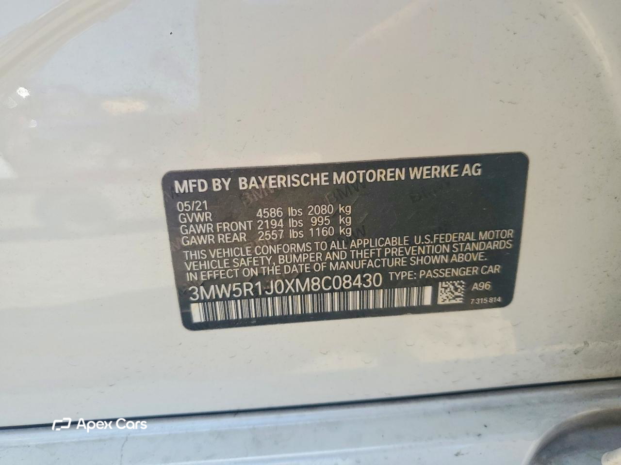 BMW Series 3 2021