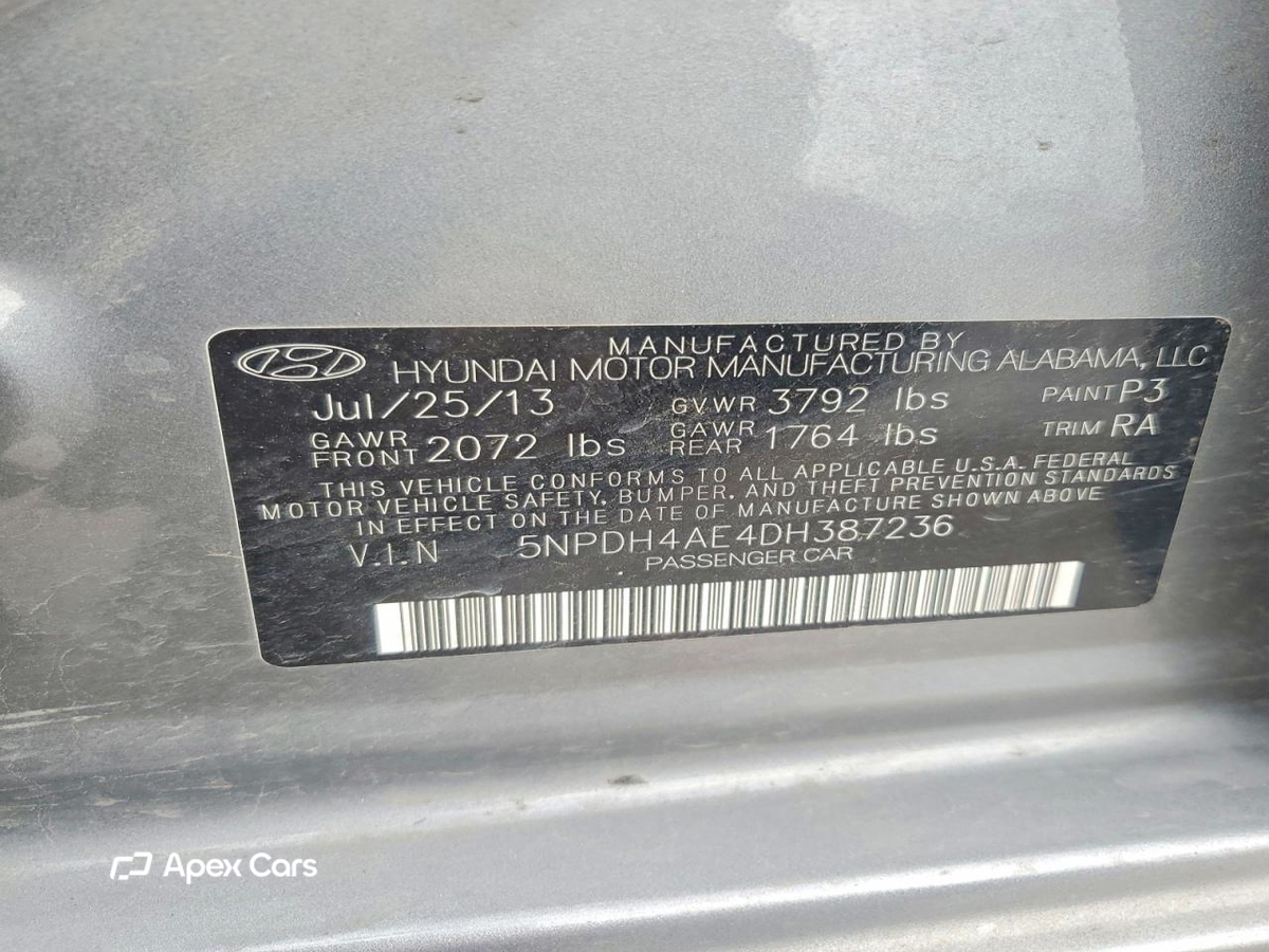 Hyundai Elantra 2013