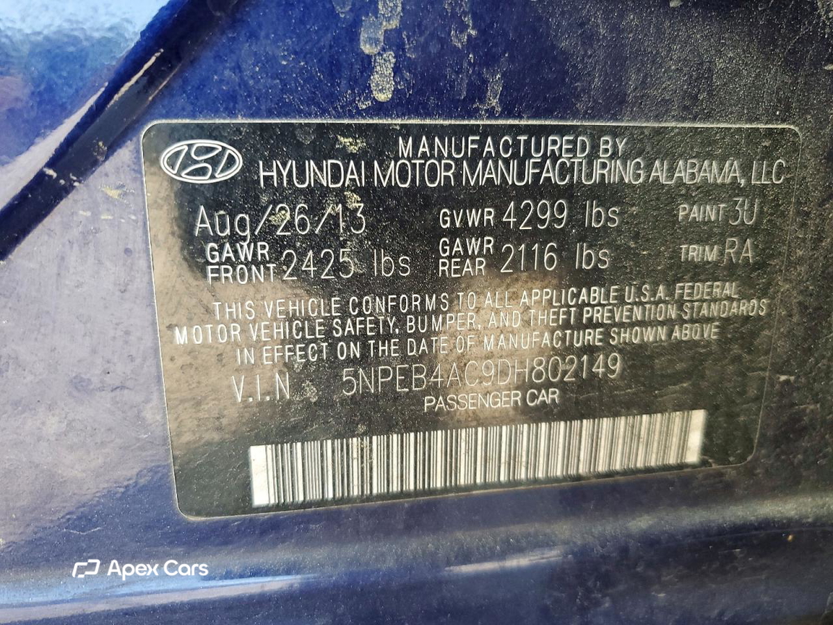 Hyundai Sonata 2013