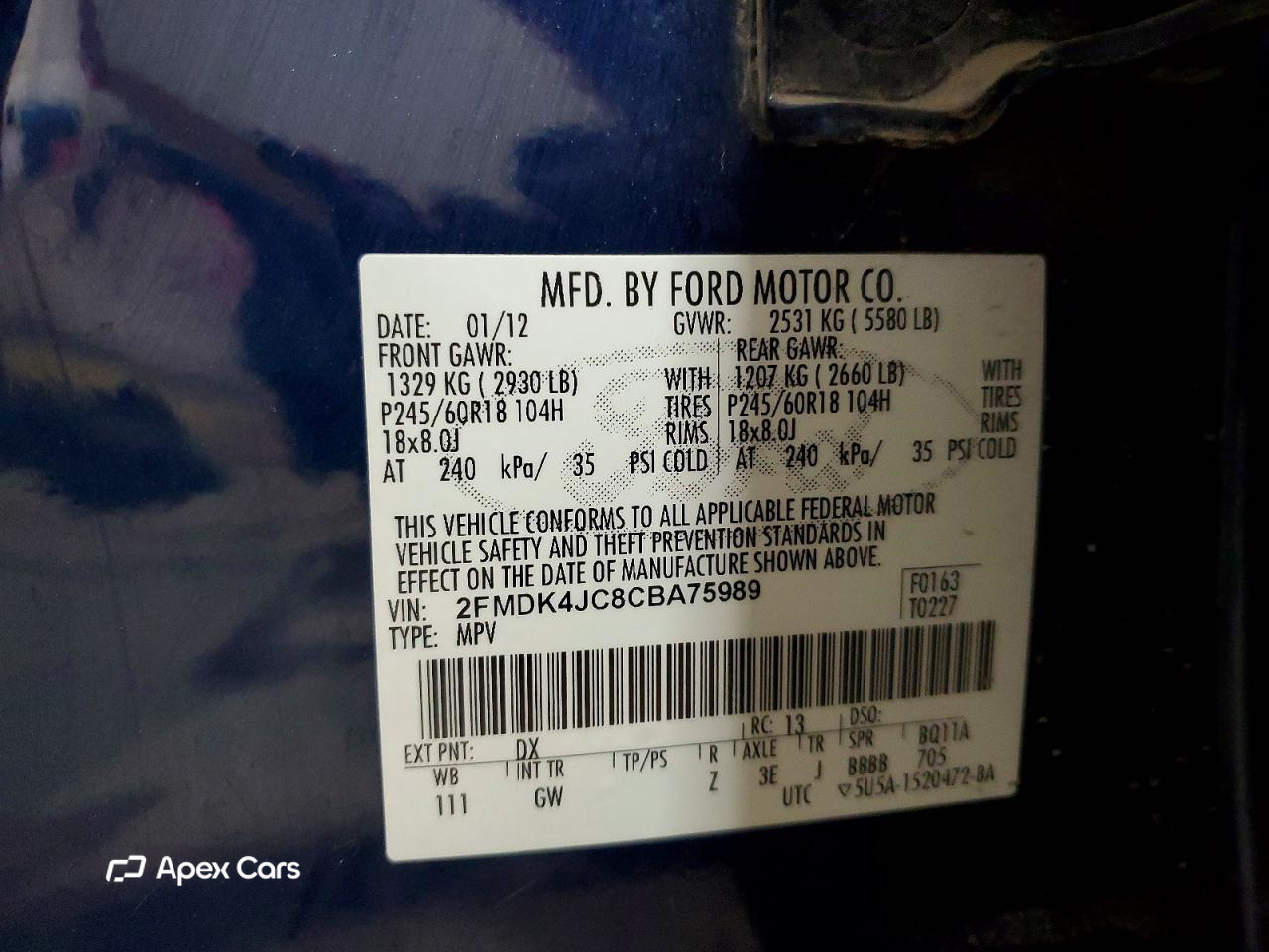 Ford Edge 2012