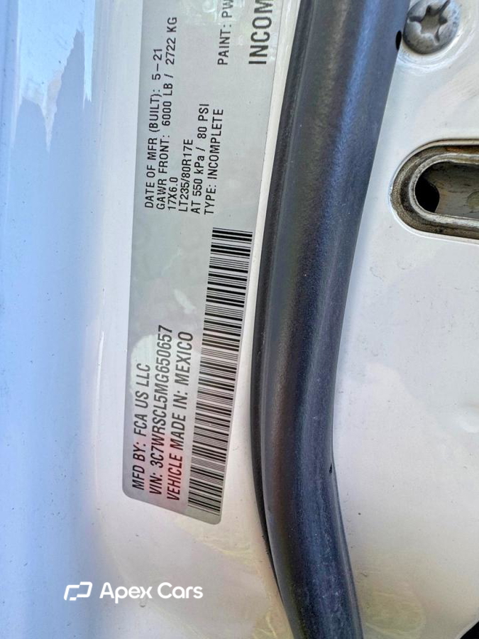 RAM 3500 2021