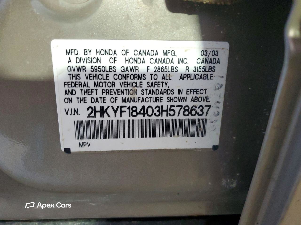 Honda Pilot 2003