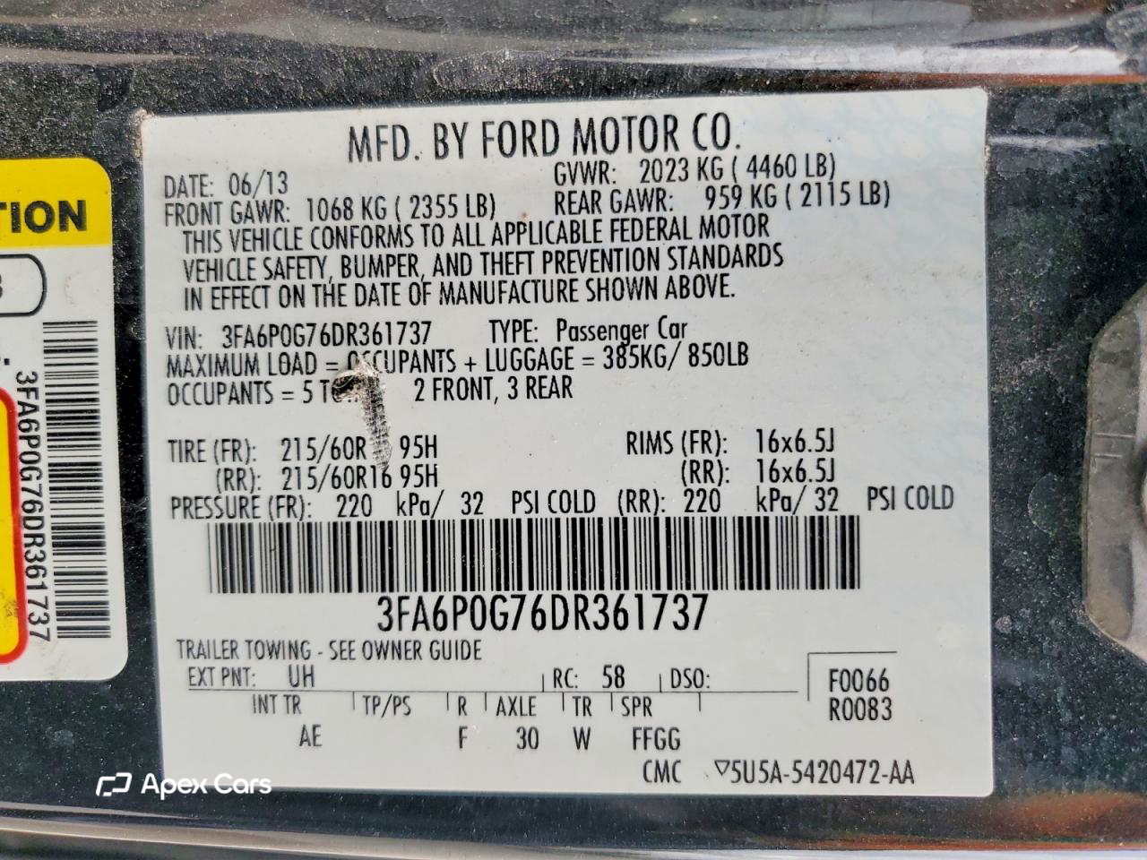 Ford Fusion 2013