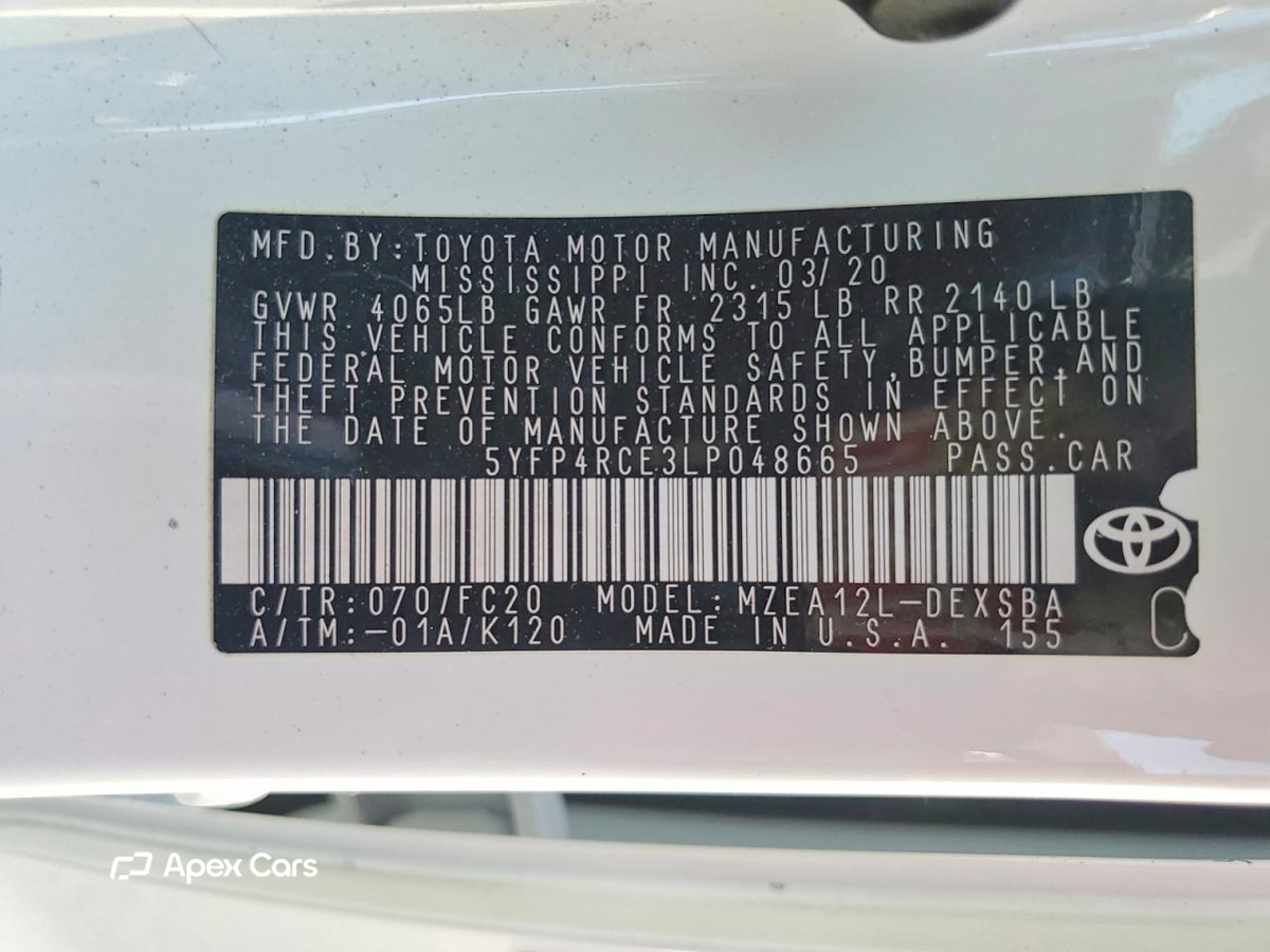 Toyota Corolla 2020