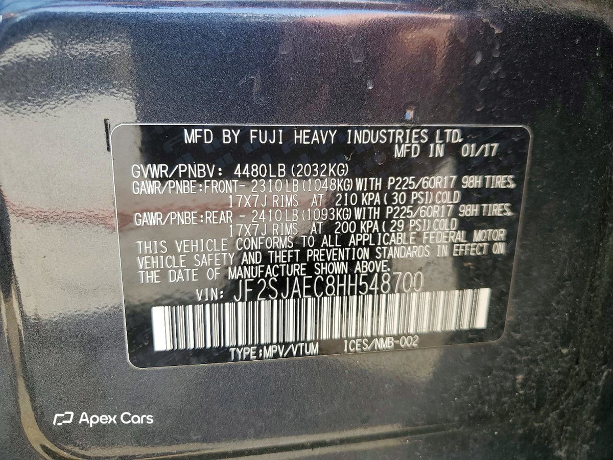 Subaru Forester 2017