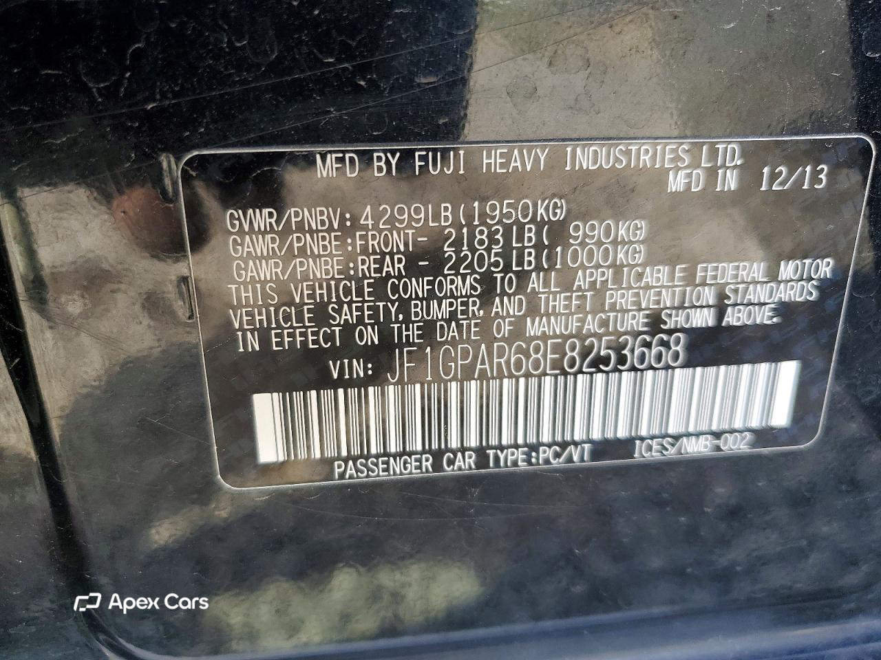 Subaru Impreza 2014