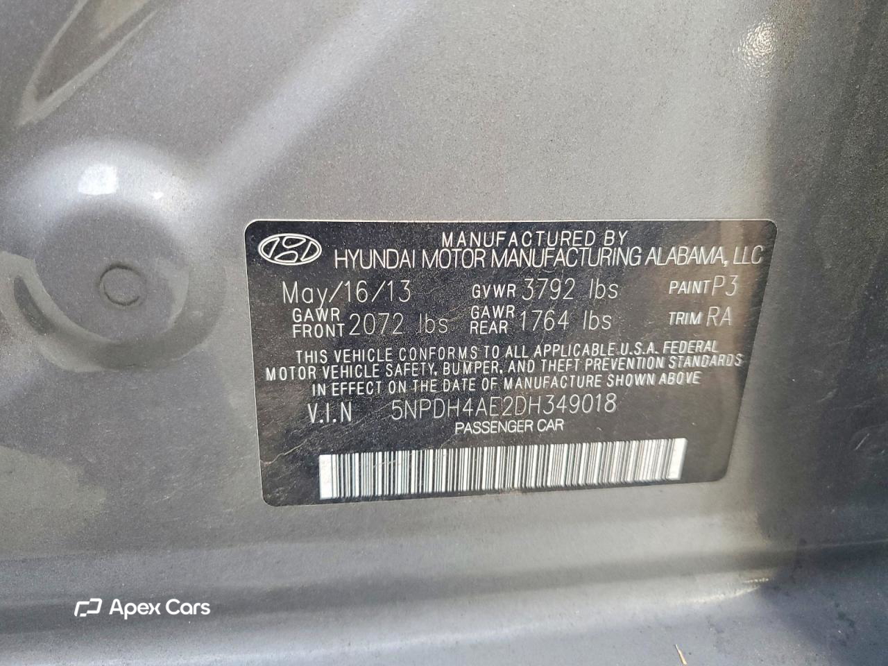 Hyundai Elantra 2013