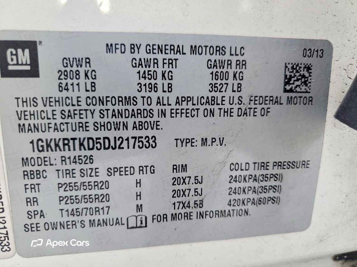 GMC Acadia 2013
