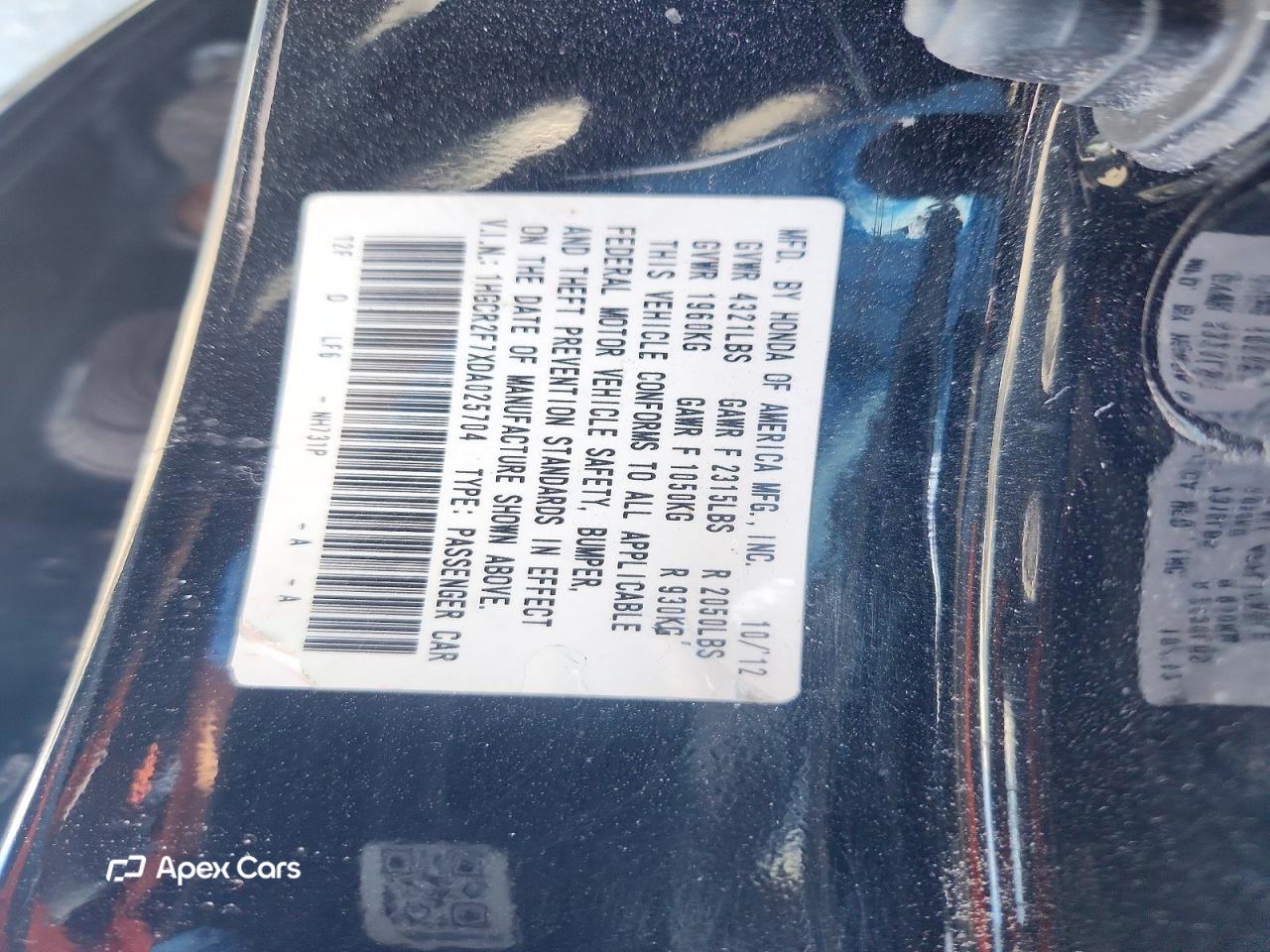 Honda Accord 2013