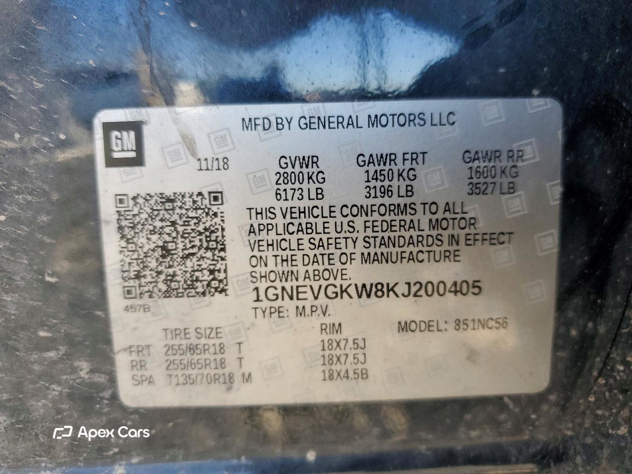 Chevrolet Traverse 2019