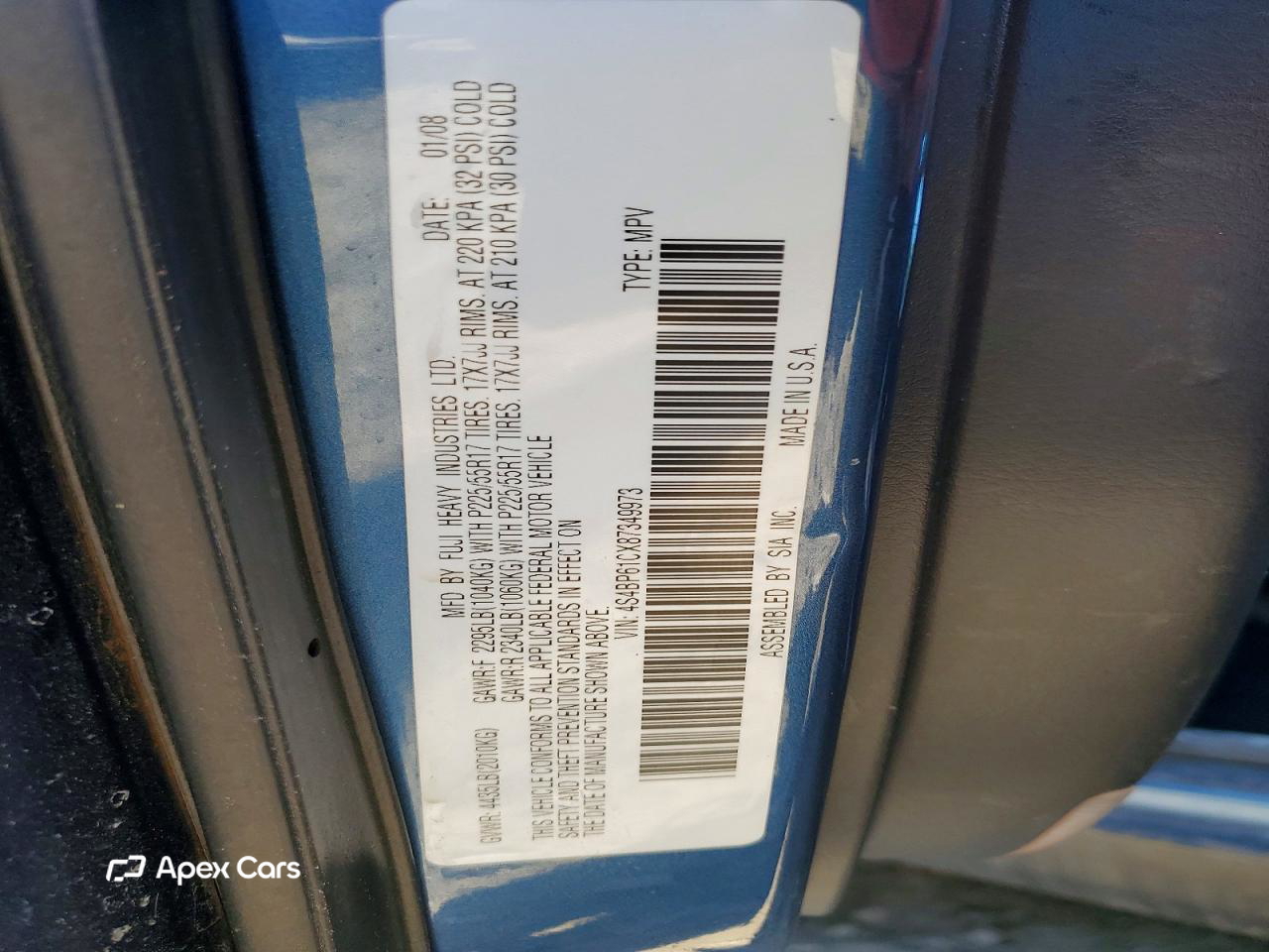 Subaru Outback 2008